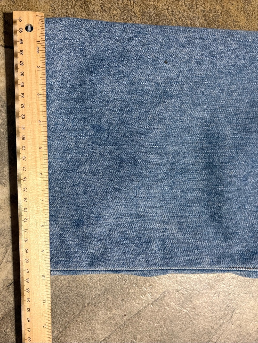 Oat New York Cloud Luxe Wide Leg Jeans Size 8/29 High Rise Light Was - Picture 6 of 9